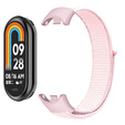 Pasek Nylonowy do Xiaomi Smart Band 10 / 9 / 8, Różowy