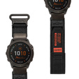 Pasek Nylonowy ERBORD MP84 Quickfit do Garmin Fenix 5/6/6 PRO/7 Forerunner 965/955/945, Czarny, Rozmiar M/L