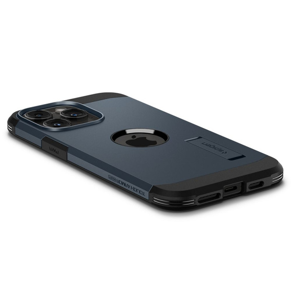 Etui Spigen do iPhone 15 Pro, Tough Armor Mag MagSafe, Niebieskie