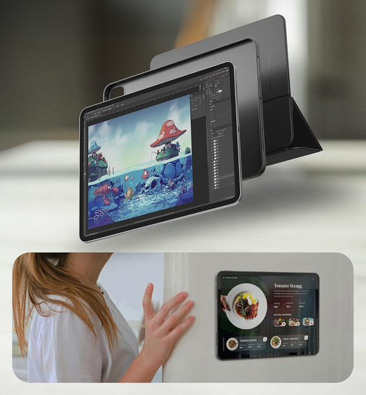 Dexnor iPad Pro 13" 2024 (7 gen.) – magnetyczne etui z funkcją podstawki - czarne