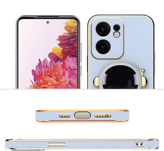 Etui do Oppo Reno 13F / Oppo Reno 13FS, Astronaut, niebieskie
