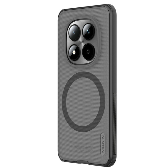 Etui Nillkin Frosted Shield Pro MagSafe do Xiaomi Redmi Note 15 Pro Plus 5G – przezroczyste / czarne