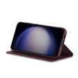 Etui z klapką do Samsung Galaxy S23 Plus, GKK Leather, bordowe