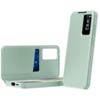 Etui do Samsung Galaxy A56 5G – Smart View z kieszenią na kartę, zielone