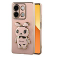 Etui do Xiaomi Redmi Note 13 5G, Rabbit, różowe + Szkło Hartowane 9H