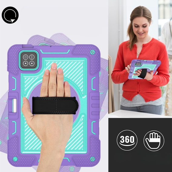 Etui do Xiaomi Pad 7 / 7 Pro, Armoured Protective, fioletowe / niebieskie