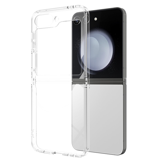 Etui do Samsung Galaxy Z Flip7 FE / Z Flip6, Fusion Hybrid, przezroczyste