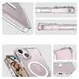 OUTLET Etui PanzerGlass do iPhone 15, HardCase MagSafe, przezroczyste