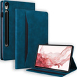 Etui do Samsung Galaxy Tab S10 FE+ Plus, Classic, z miejscem na rysik, niebieskie
