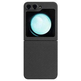 Etui do Samsung Galaxy Z Flip5 5G, Aramid Fiber Cover, czarne