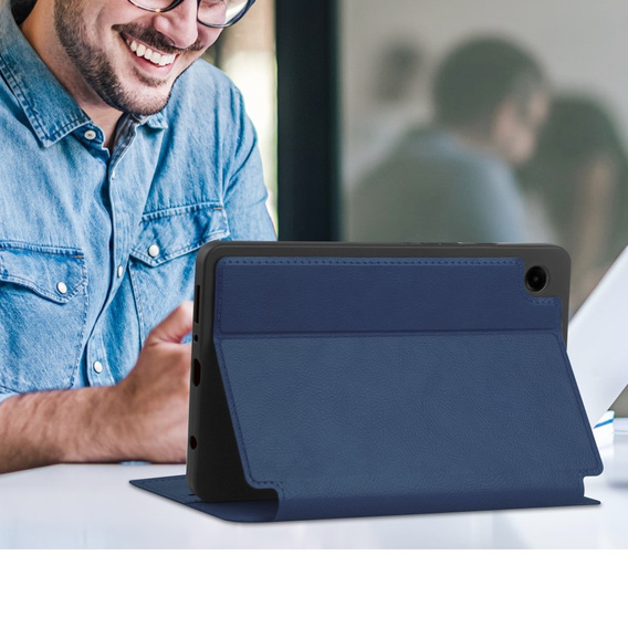 Etui do Samsung Galaxy Tab A9, Business Card, niebieskie