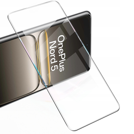 2x Szkło Hartowane do OnePlus Nord 5, ERBORD 9H Hard Glass, szybka