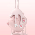 Etui pancerne na Słuchawki Apple Airpods 4, Konsola Kot, różowe