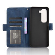 Etui z klapką do Infinix Hot 50 4G, Card Slot, granatowe