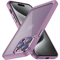 Etui do iPhone 15 Pro Max, ERBORD Impact Guard, fioletowe