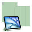 Etui do iPad Air 13" 2025/2024 (7/6 gen.), Smartcase z miejscem na rysik, zielone