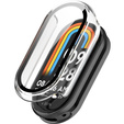 2w1 Etui + Szkło Hartowane do Xiaomi Smart Band 10 / 9 / 8, Przezroczyste