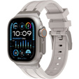 Pasek Silikonowy do Apple Watch 1/2/3/4/5/6/7/8/9/10/11/SE Ultra 1/2/3 42/44/45/46/49mm, Beżowy