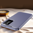 Etui z klapką do Samsung Galaxy S23+ Plus, Smart View Wallet, fioletowe