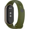 Pasek Silikonowy do Xiaomi Smart Band 10 / 9 / 8, Ciemnozielony