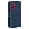 Etui z klapką do Motorola Edge 50 Fusion 5G, Card Slot, granatowe