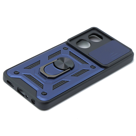 Etui pancerne do Oppo A38 4G / Oppo A18 4G, CamShield Slide, niebieskie