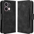 Etui z klapką do Oppo Reno 13 Pro, Card Slot, czarne