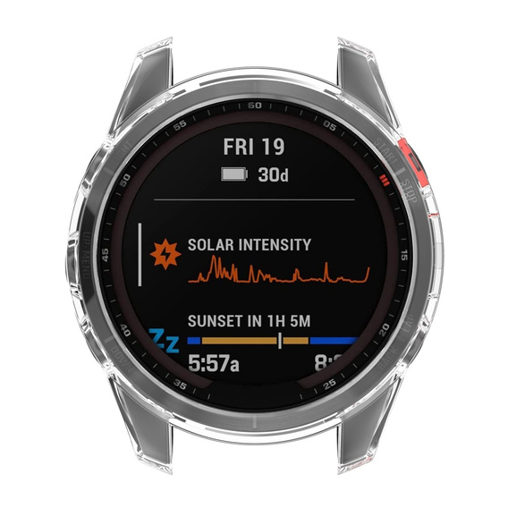Etui do Garmin Fenix 7s, Transparent 