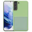 Etui Silicone Lite Pocket do Samsung Galaxy S22+ Plus 5G, Matcha Green