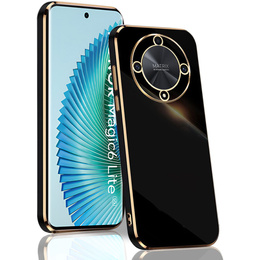 Etui do Honor Magic 6 Lite 5G, Glamour CamShield, czarne