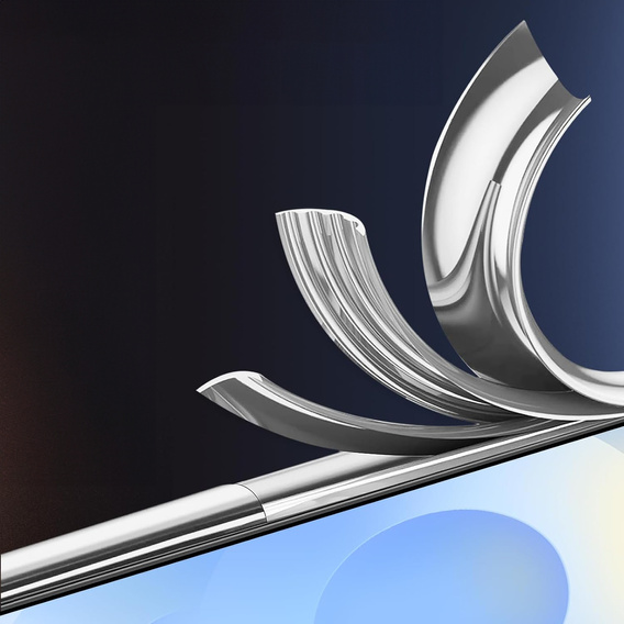Etui do Samsung Galaxy S25 Edge, Electro MagSafe, srebrne + Szkło na ekran