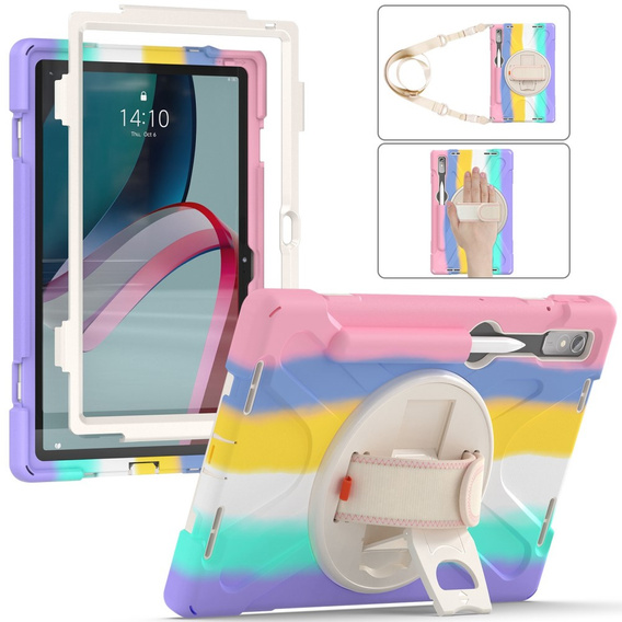 Etui do Lenovo Tab P11 Pro Gen 2 TB132FU TB132XU 11.2", Pancerne obrotowe 360, Kolorowe