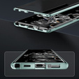 Etui do Samsung Galaxy S23 Plus, Magnetic Dual Glass, zielone