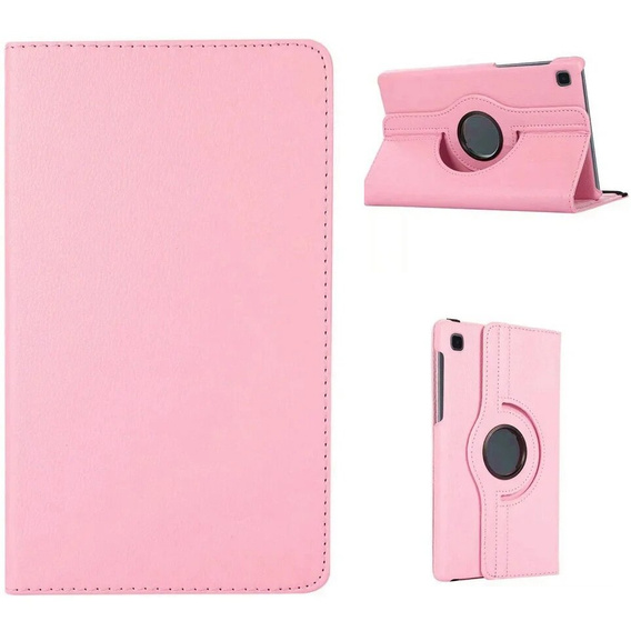 Etui do Samsung Galaxy Tab S6 Lite 10.4" 2020/2022/2024, Obrotowe 360, różowe