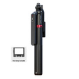 Blavec Selfie Stick Aluminium Fusion P08 Tripod + pilot + 1 Lampa 2,2 metra, czarny