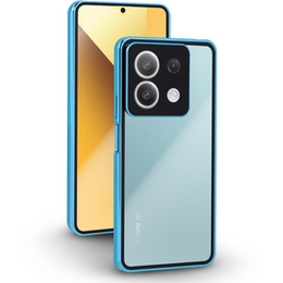 Etui do Xiaomi Redmi Note 13 5G, Magnetic Dual Glass, niebieskie
