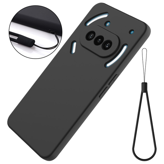 Etui do Nothing Phone 3a, Silicone Lite, czarne