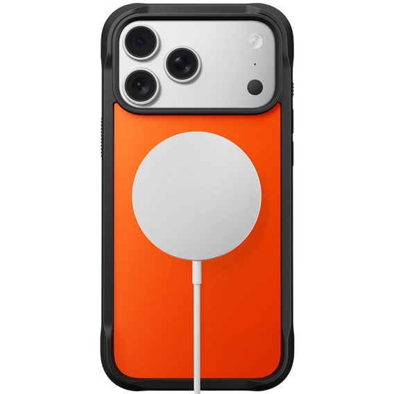 Etui Nomad do iPhone 17 Pro Max, Rugged Case MagSafe, pomarańczowe