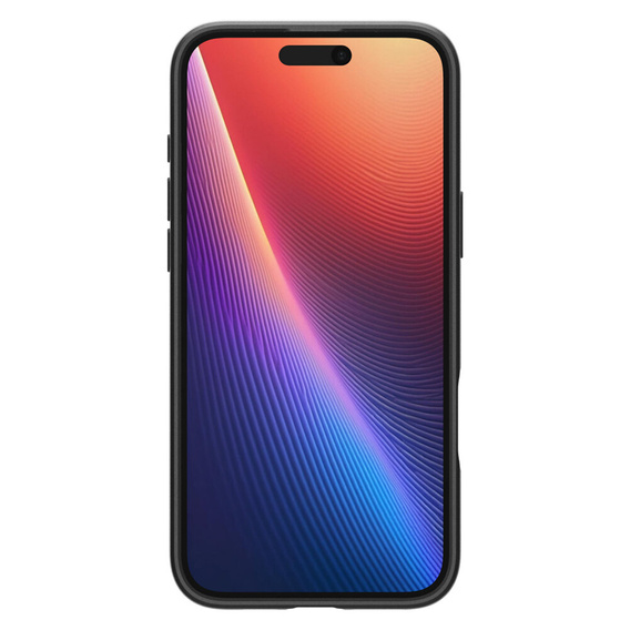 Etui Spigen do iPhone 16 Plus, Thin Fit Mag, szare + Szkło hartowane 9H