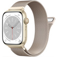 Bransoleta do Apple Watch 1/2/3/4/5/6/7/8/9/10/11/SE Ultra 1/2/3 42/44/45/46/49mm, Szampański złoty