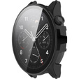 2w1 Etui + Szkło Hartowane do Xiaomi Watch S1 Pro, Czarne