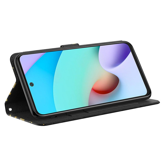 Etui z klapką do Xiaomi Redmi Note 13 Pro+, Wallet, Butterflies złote