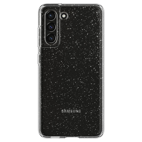 Etui Spigen do Samsung Galaxy S21 FE, Liquid Crystal, przezroczyste brokat