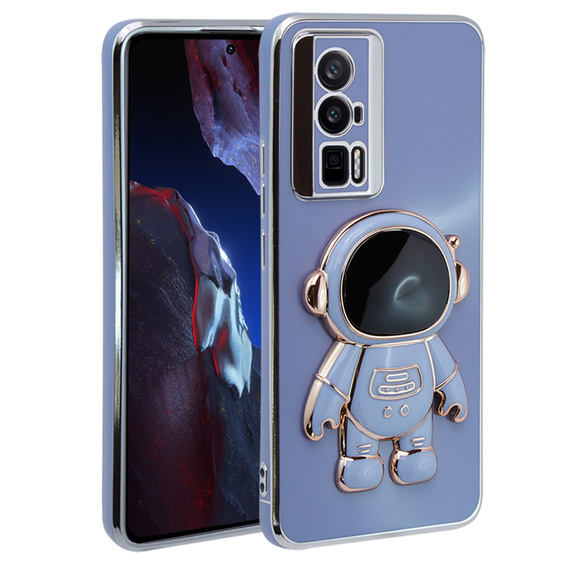 Etui do Xiaomi Poco F5 Pro, Astronaut, niebieskie