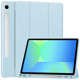 Etui do Samsung Galaxy Tab S10 FE+ Plus, Smartcase z miejscem na rysik, niebieskie