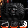 Etui ochronne z motywem czaszki do AirPods 4 – czarne