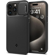 OUTLET Etui SPIGEN do iPhone 15 Pro, Optik Armor MagSafe, Czarne