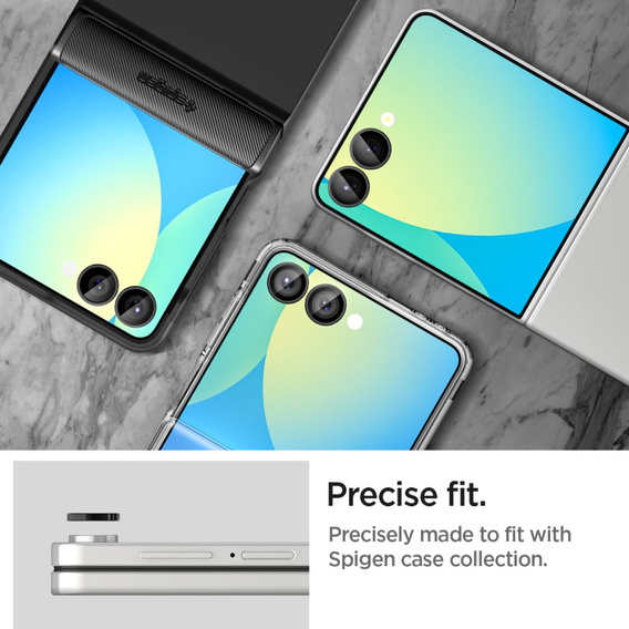 Osłona aparatu Spigen Glas.tR EZ Fit Optik Pro 2-Pack do Samsung Galaxy Z Flip7