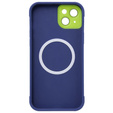 Etui do iPhone 15 Plus, ERBORD Armor Mag do MagSafe, niebieskie
