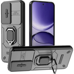 Etui do Xiaomi Poco F7, KickStand Camera Lens, czarne